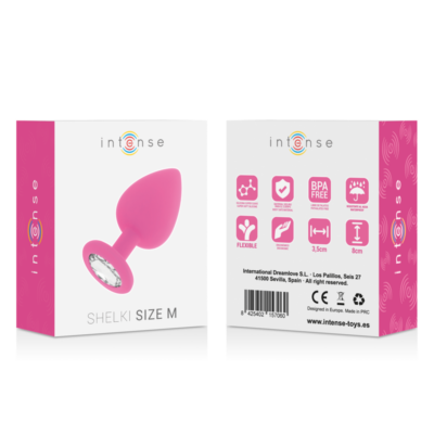 Intenso shelki m plug anal hot pink intense anal toys caliente. Pt