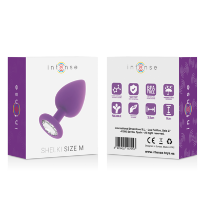Intenso shelki m plug anal roxo intense anal toys caliente. Pt