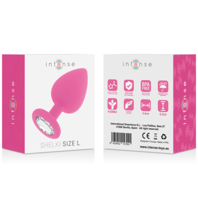 Intenso shelki l plug anal hot pink intense anal toys caliente. Pt