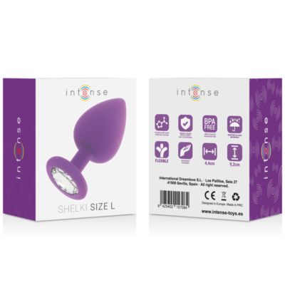 Plug intenso shelki l roxo anal intense anal toys caliente. Pt