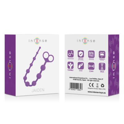 Intenso jaiden anal beads purple intense anal toys caliente. Pt