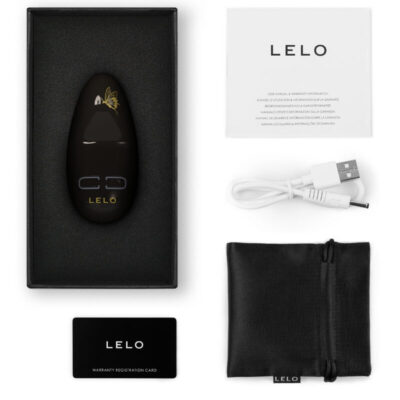Lelo nea 3 pessoal massager - pitch black lelo caliente. Pt
