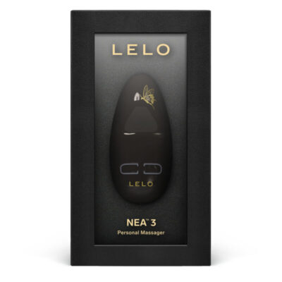 Lelo nea 3 pessoal massager - pitch black lelo caliente. Pt