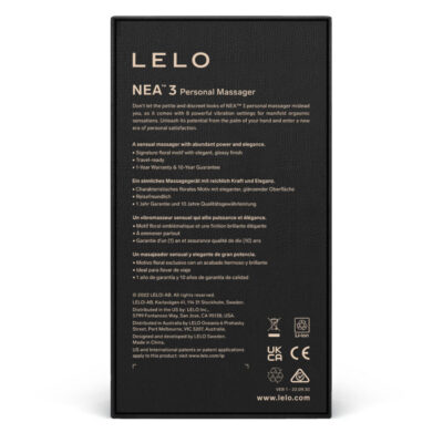 Massageiro pessoal lelo nea 3 - alien azul lelo caliente. Pt