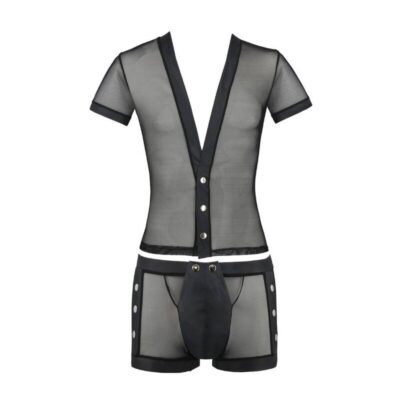 Passion 052 conjunto michael preto l/xl passion men caliente. Pt