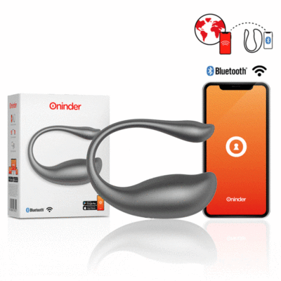 ONINDER - NAIROBI VIBRATING EGG PRETO - APLICATIVO GRATUITO