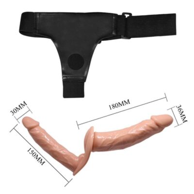 Baile - ultra passionate harness double dildos with harness baile harness collection caliente. Pt