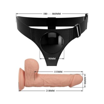 PRETTY LOVE - ARNÊS CUECAS UNIVERSAL ARNÊS COM DILDO JERRY 21,8 CM NATURAL 15 Pretty love - arnês cuecas universal arnês com dildo jerry 21,8 cm natural pretty love caliente. Pt