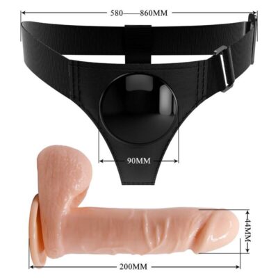 Pretty love - arnês cuecas universal arnês com dildo tom 20 cm natural pretty love caliente. Pt