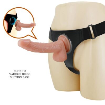 Alternative view of PRETTY LOVE - ARNÊS CUECAS UNIVERSAL ARNÊS COM DILDO KEVIN 19 CM NATURAL
