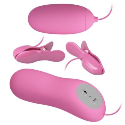 Bonito amor - choque elétrico e vibro-balas rosa pretty love flirtation caliente. Pt