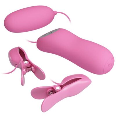 Bonito amor - choque elétrico e vibro-balas rosa pretty love flirtation caliente. Pt