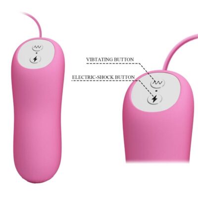 Bonito amor - choque elétrico e vibro-balas rosa pretty love flirtation caliente. Pt
