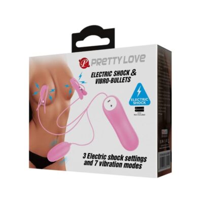 Bonito amor - choque elétrico e vibro-balas rosa pretty love flirtation caliente. Pt