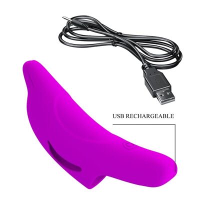 Bonito amor - estimulador de dedos poderoso delphini roxo pretty love caliente. Pt