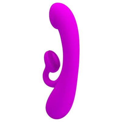 Pretty love - sincere silicone vibrator and stimulator purple pretty love caliente. Pt