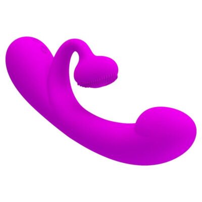 Pretty love - sincere silicone vibrator and stimulator purple pretty love caliente. Pt