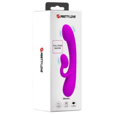 Pretty love - sincere silicone vibrator and stimulator purple pretty love caliente. Pt