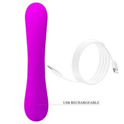 Pretty love - sincere silicone vibrator and stimulator purple pretty love caliente. Pt