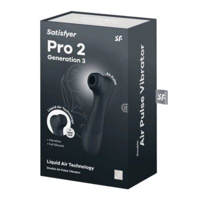 SATISFYER PRO 2 GENERATION 3 LIQUID AIR TECHNOLOGY - BLACK 12 Satisfyer pro 2 generation 3 liquid air technology - black satisfyer air pulse caliente. Pt