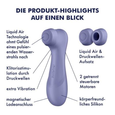 SATISFYER PRO 2 GENERATION 3 LIQUID AIR TECHNOLOGY - LILAC 13 Satisfyer pro 2 generation 3 liquid air technology - lilac - image 7