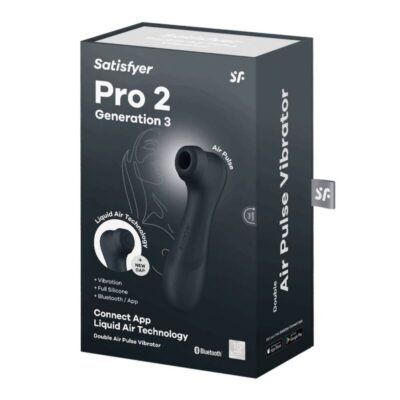 Satisfyer pro 2 generaci n 3 - preto bluetooth & app satisfyer air pulse caliente. Pt