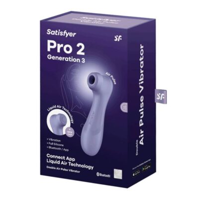 Satisfyer pro 2 generación 3 - lilac bluetooth & app satisfyer air pulse caliente. Pt