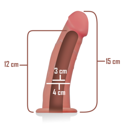 Intenso - extenso de strap-on oco 16 x 3 cm intense couples toys caliente. Pt