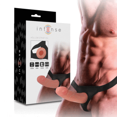 Intenso - extenso de strap-on oco 16 x 3 cm intense couples toys caliente. Pt