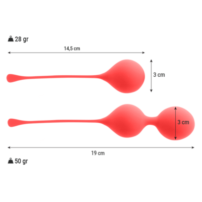 Intenso - kegel beads pack kendall red intense health & fun caliente. Pt