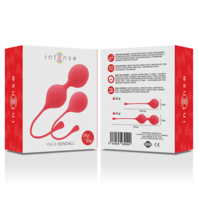 Intenso - kegel beads pack kendall red intense health & fun caliente. Pt