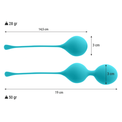 Intenso - kegel beads pack kendall blue intense health & fun caliente. Pt