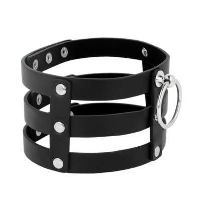 Coquette chic desire gargantilha artesanal couro vegano - fetiche coquette accessories caliente. Pt