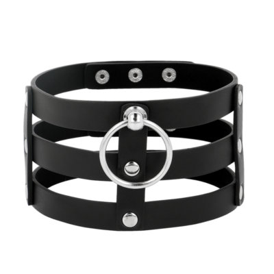 Coquette chic desire gargantilha artesanal couro vegano - fetiche coquette accessories caliente. Pt