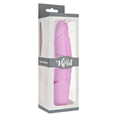 Get real - vibrador original clássico rosa get real caliente. Pt