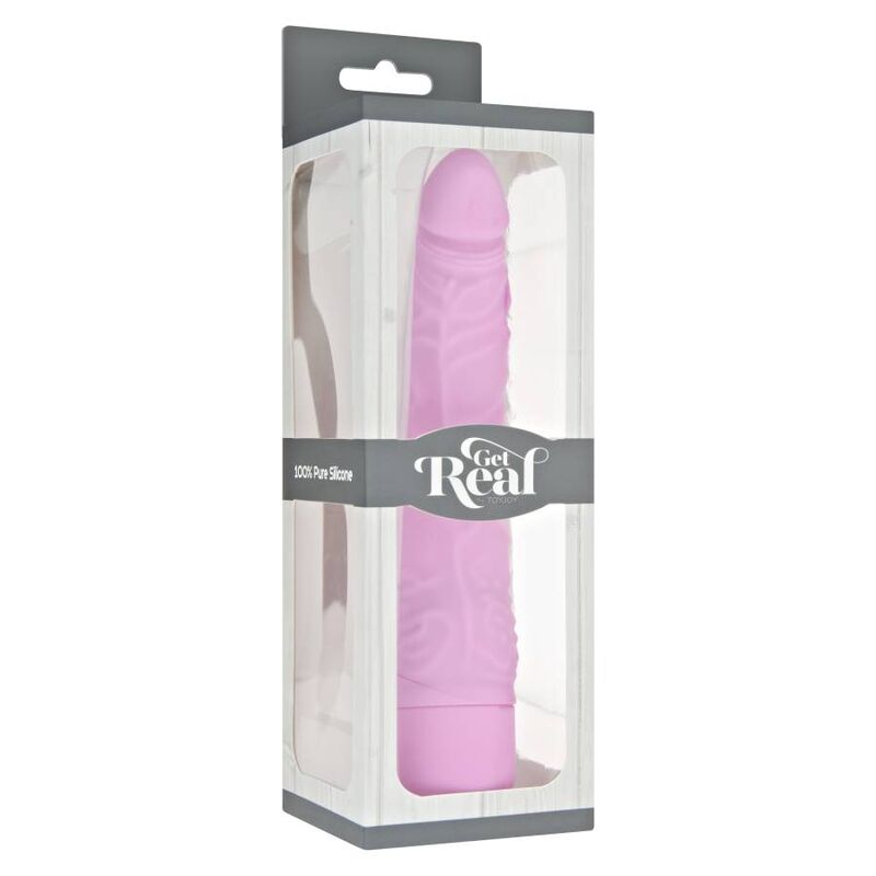 GET REAL - VIBRADOR SLIM CLÁSSICO ROSA 3 Get real - vibrador slim clássico rosa - image 3