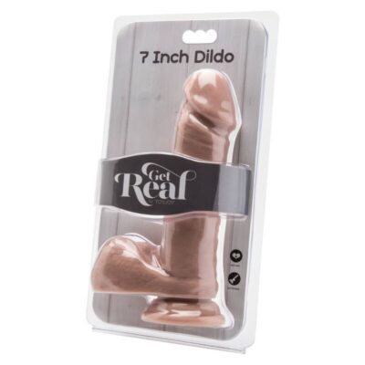 Alternative view of GET REAL - DILDO 18 CM COM BOLAS PELE