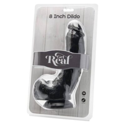 Alternative view of GET REAL - DILDO 20,5 CM COM BOLAS PRETAS