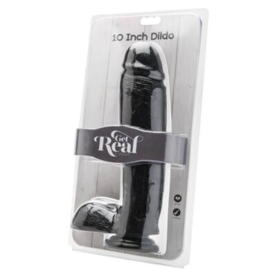 Alternative view of GET REAL - DILDO 25,5 CM COM BOLAS PRETO
