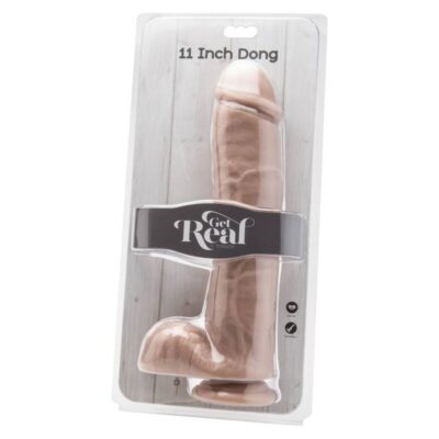 Alternative view of GET REAL - DILDO 28 CM COM BOLAS PELE