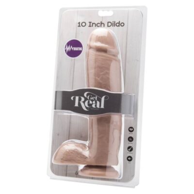 Alternative view of GET REAL - DILDO 25,5 CM COM BOLAS VIBRADOR PELE