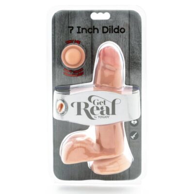 Get real - dildo de dual densidade pele de bolas de 12 cm get real caliente. Pt