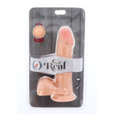 Get real - dildo de dual densidade pele de bolas de 18 cm get real caliente. Pt