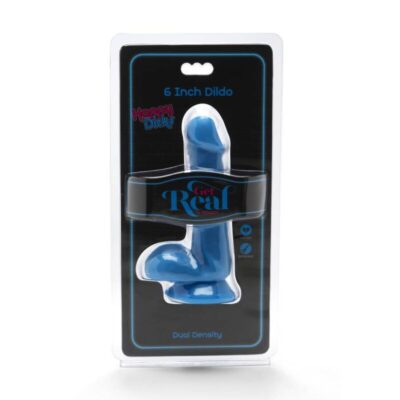 Alternative view of GET REAL - HAPPY DICKS DILDO 12 CM BOLAS AZUIS