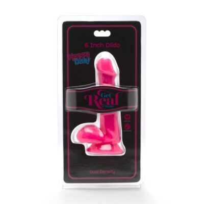 Alternative view of GET REAL - HAPPY DICKS DILDO 12 CM BOLAS ROSA