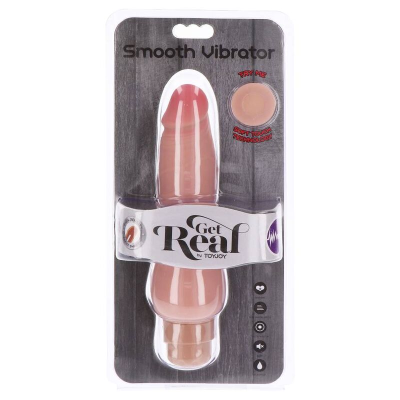 GET REAL - PELE VIBRADOR LISO DE DUAL DENSIDADE 4 Get real - pele vibrador liso de dual densidade - image 4