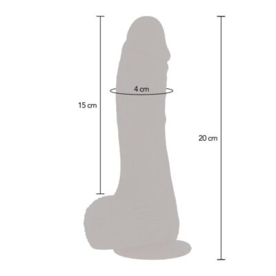 Get real - pele vibr dildo rotativa para cima e para baixo get real caliente. Pt