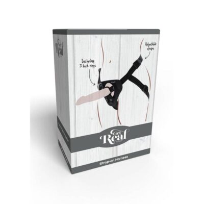Cai na real - arnês de alça preto get real caliente. Pt