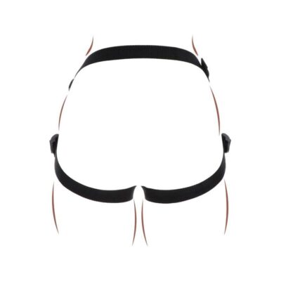 Get real - arnês de prazer strap-on preto get real caliente. Pt
