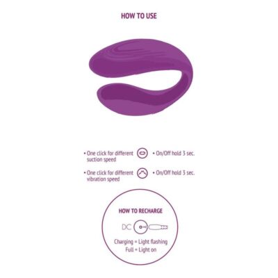 Xocoon - vibrador para casais bound love roxo xocoon caliente. Pt
